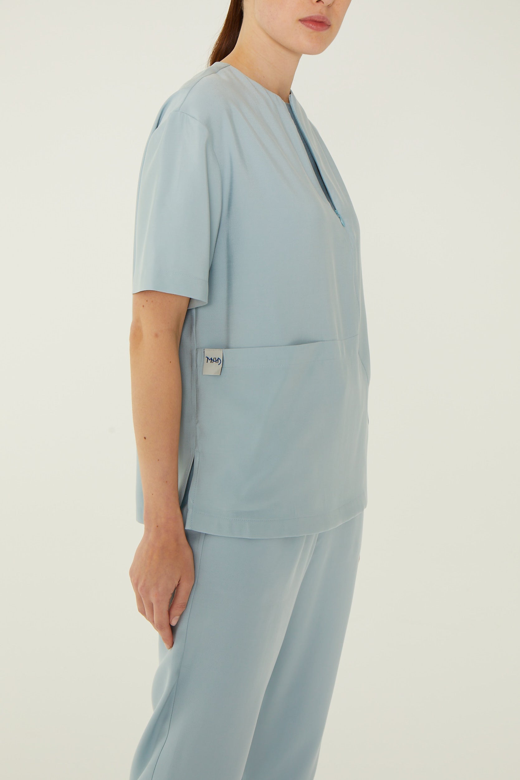 Kadın Asimetrik Yaka Üst Brook