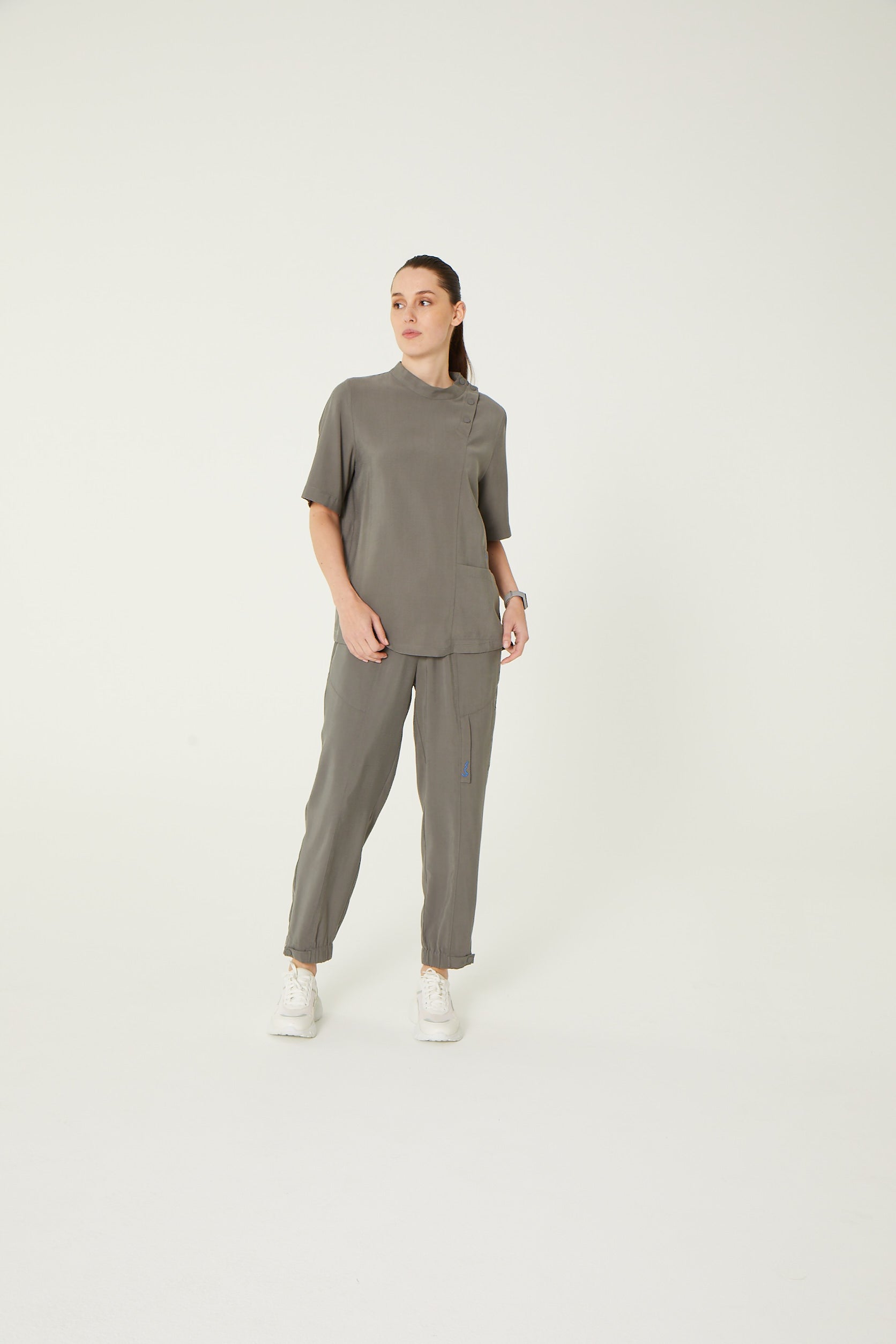 Kadın Yandan Çıtçıtlı Üst Life