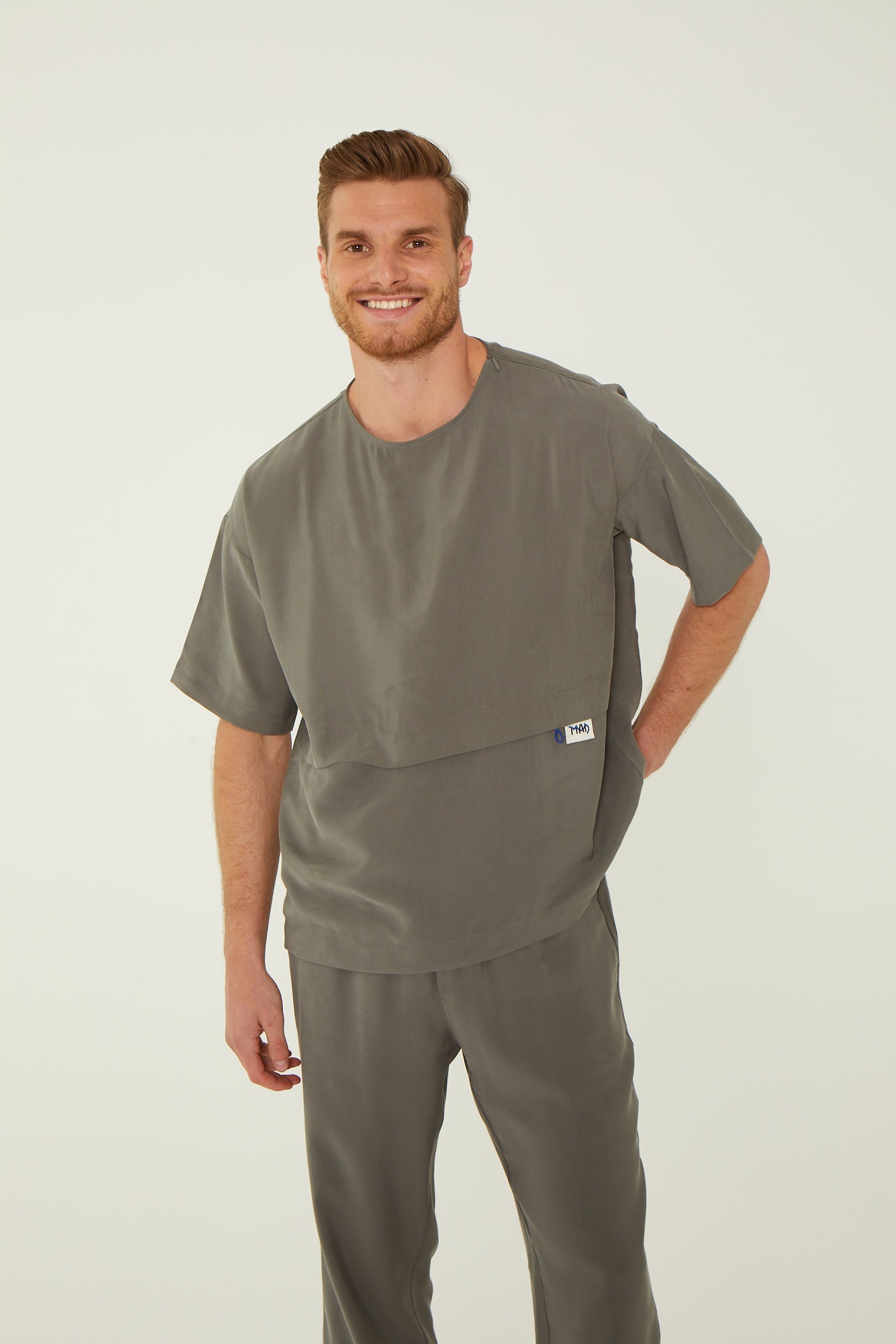 Erkek Scrubs Patlı Üst Life