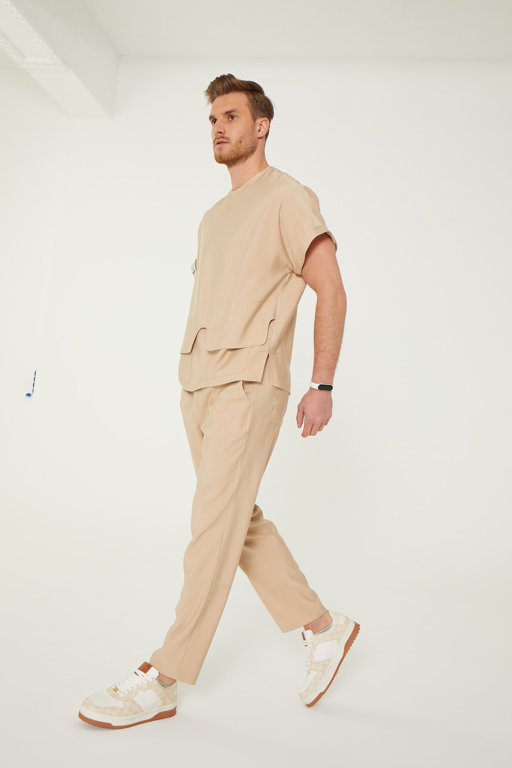Erkek Basic Pantolon Ivory