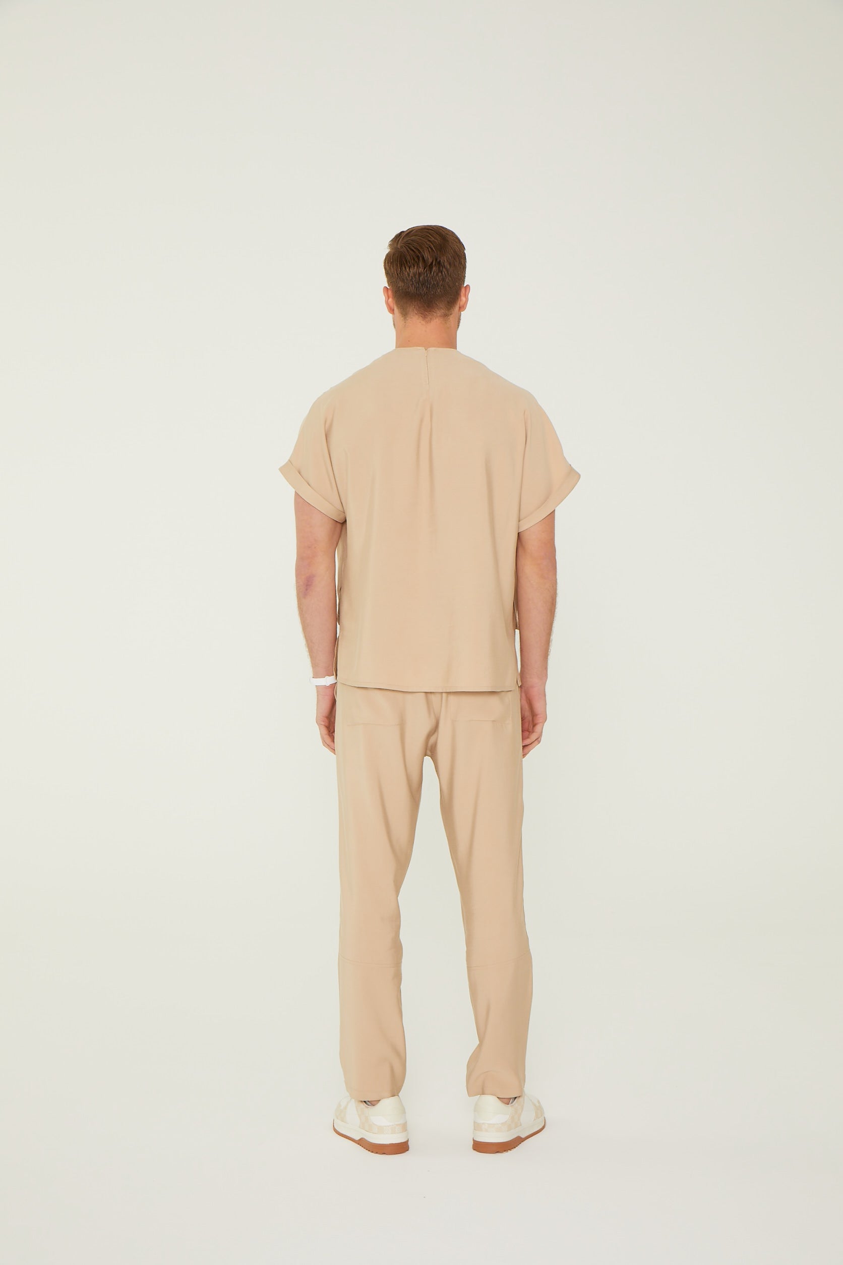Erkek Basic Pantolon Ivory