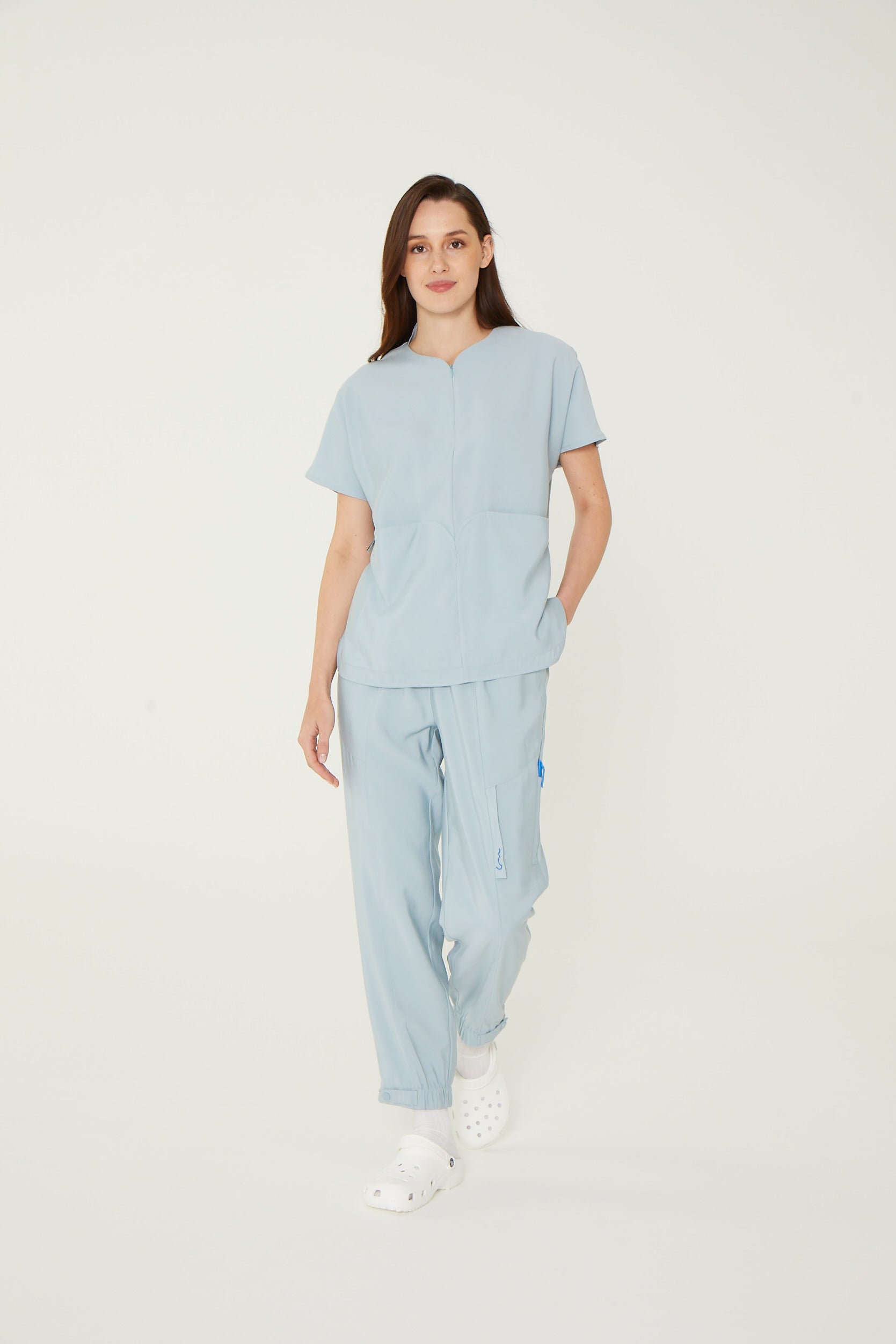 Kadın Parantez Yaka Üst Brook