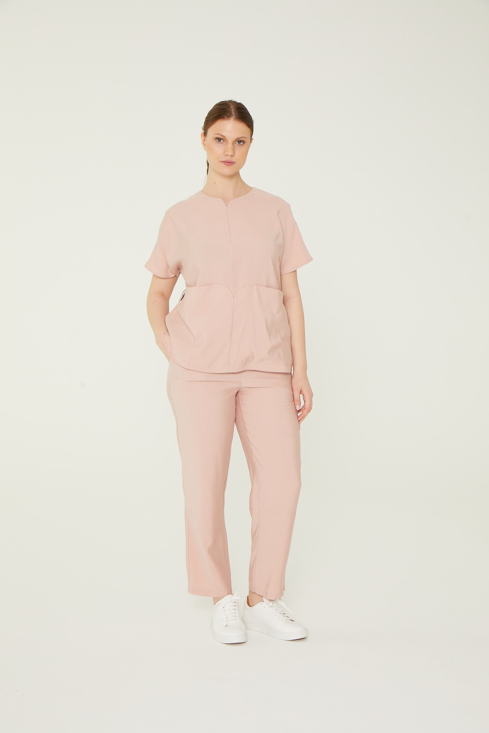 Kadın Parantez Yaka Üst Hope