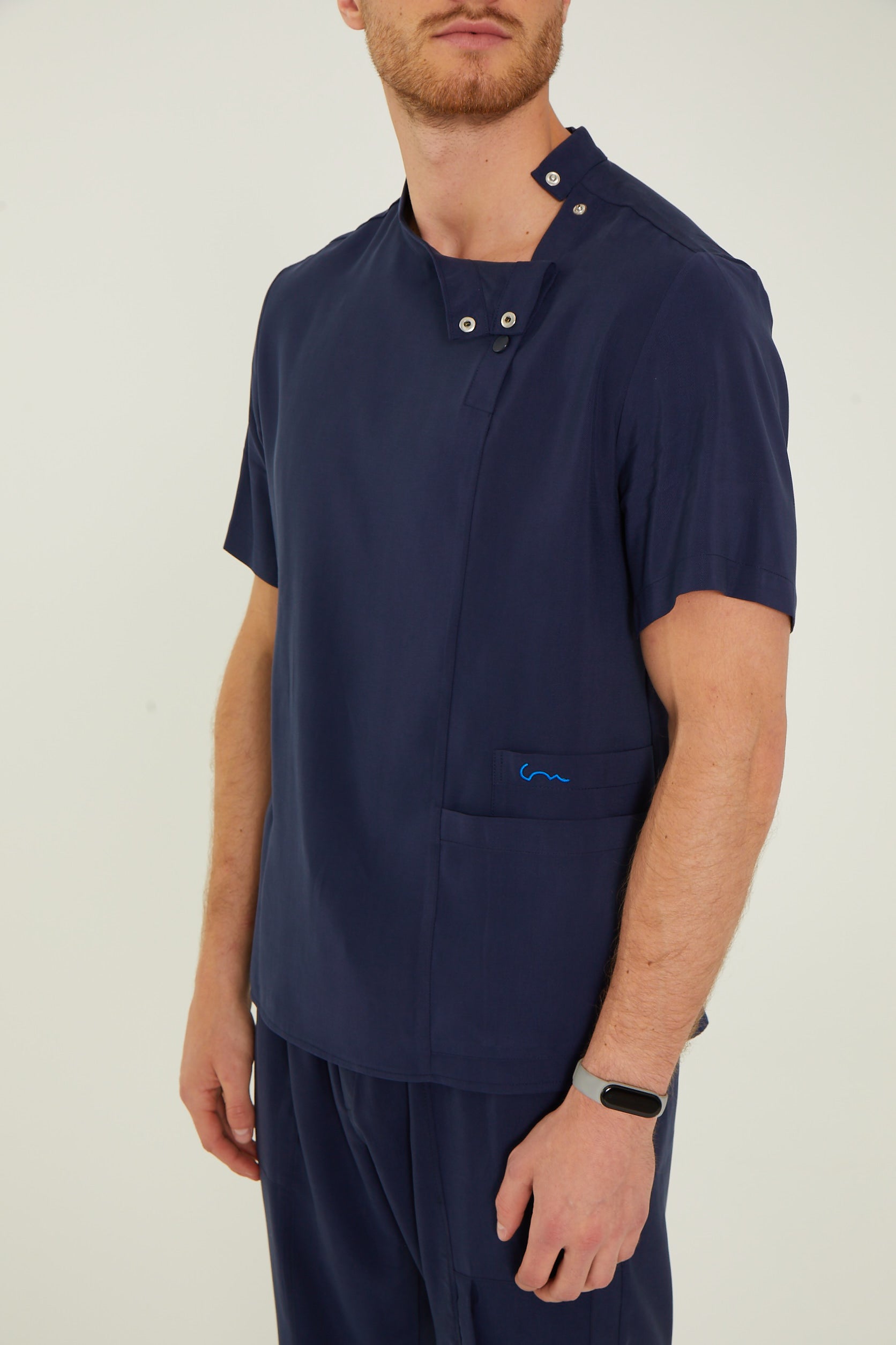 Erkek Yandan Çıtçıtlı Üst Ocean