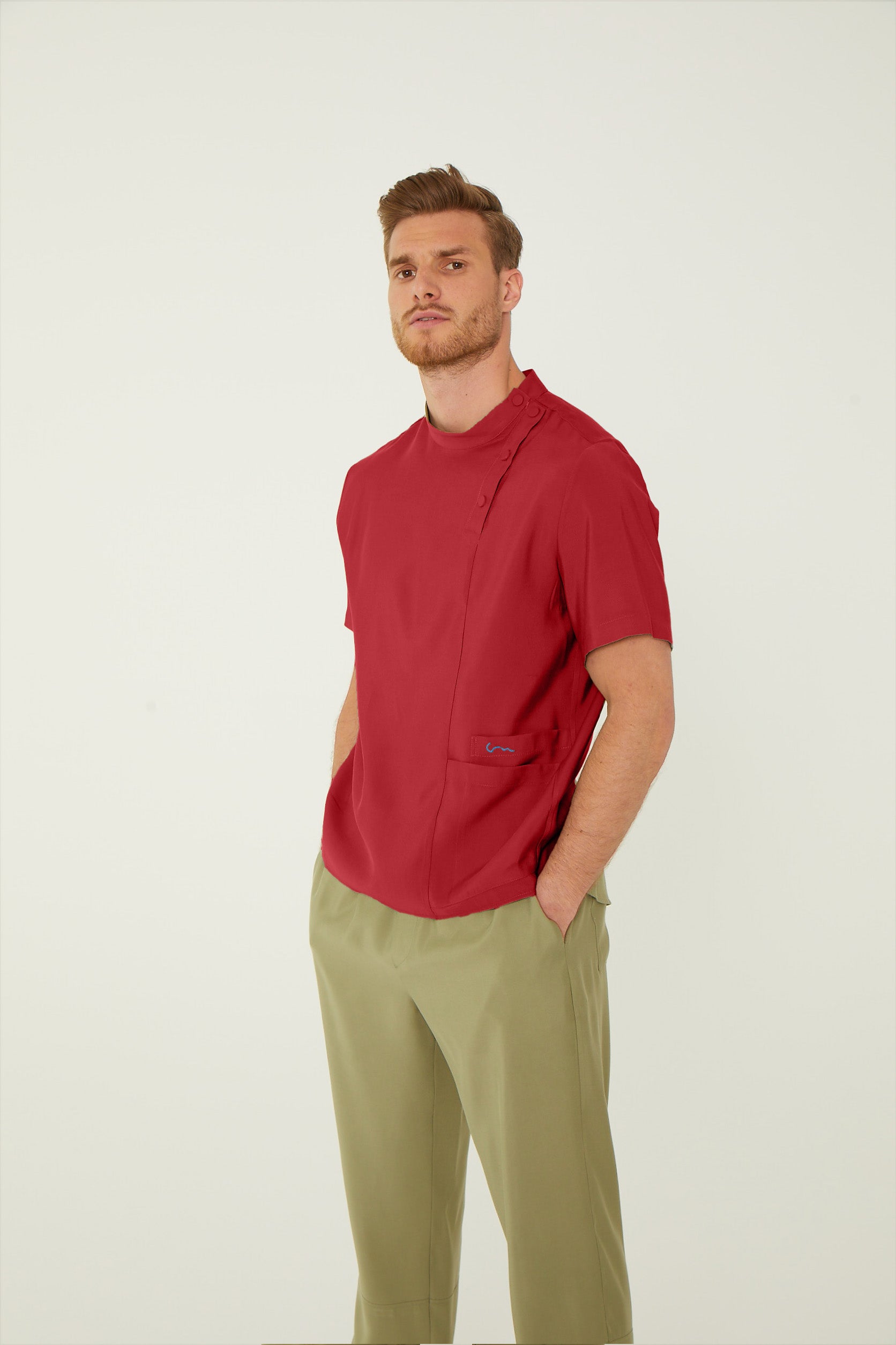 Erkek Yandan Çıtçıtlı Üst Bold