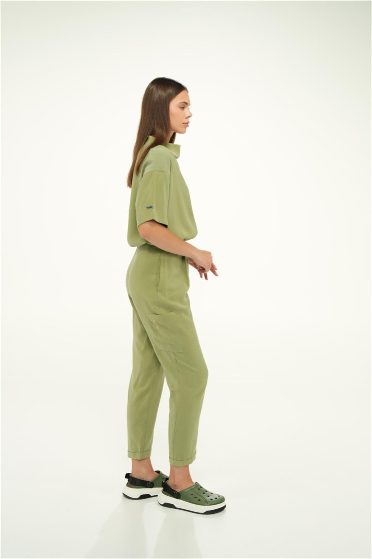 Kadın Scrubs Pileli Pantolon Heart Beat