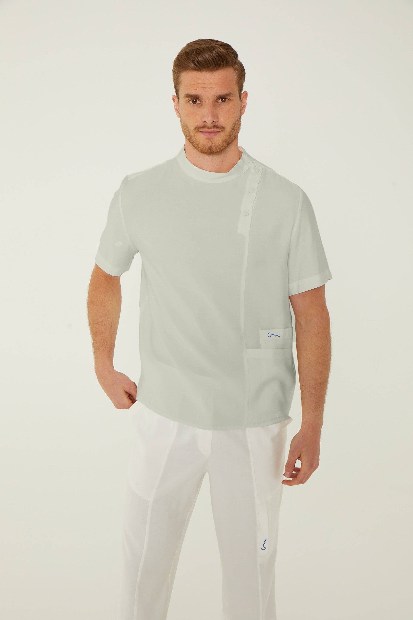 Erkek Yandan Çıtçıtlı Üst Naive