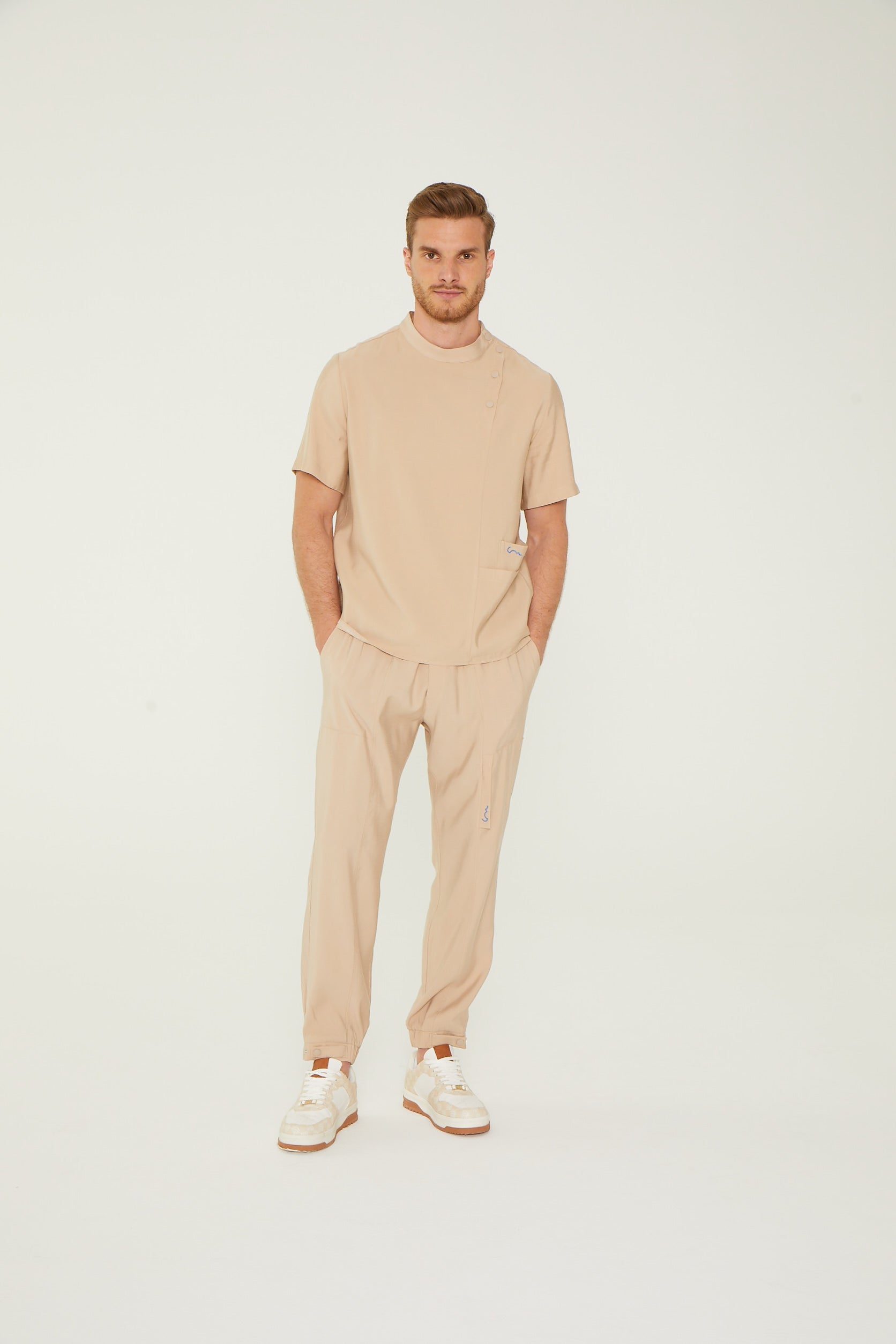 Erkek Jogger Pantolon Ivory