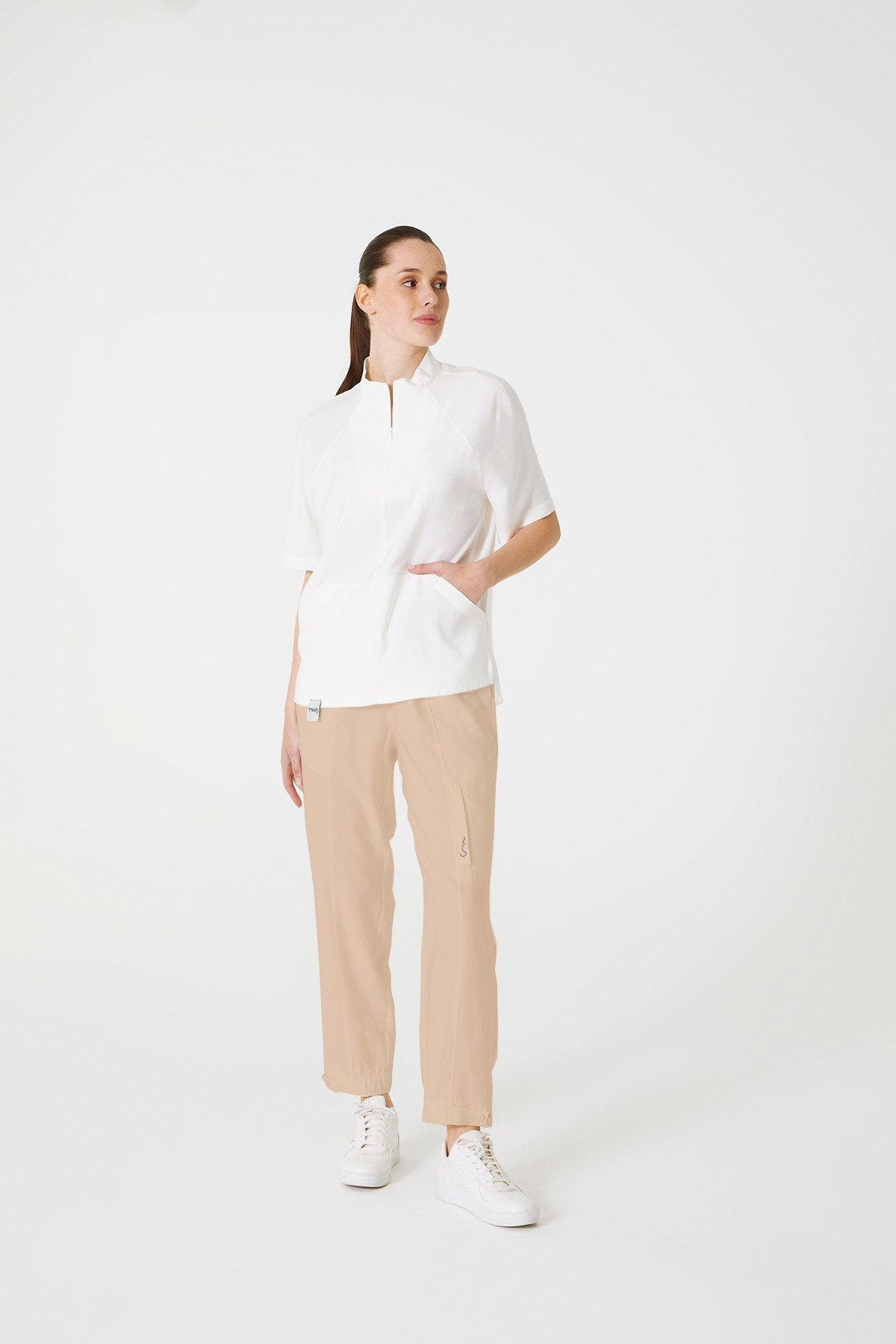 Kadın Jogger Pantolon Ivory